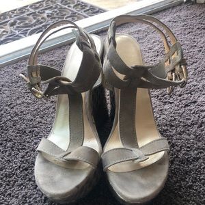 Stewart Weitzman Suede platform Espadrilles